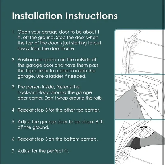 Festive Holiday Garage Door Mural with Red and Silver Ornaments - Picture 8 of 12